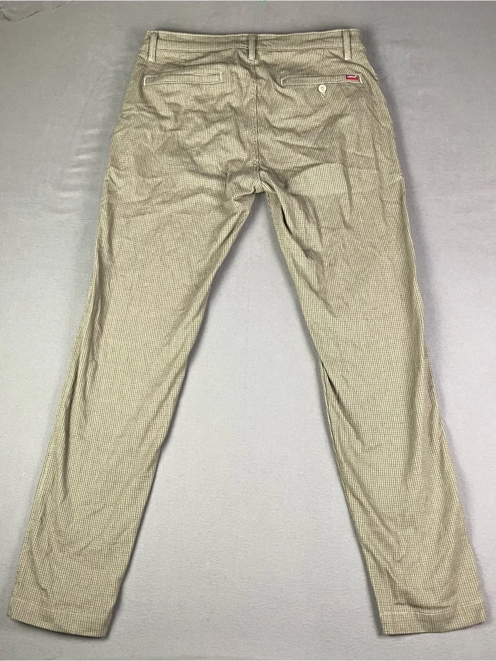 Levis XX Chino Pants Men’s Size 32x34 Standard Taper Houndstooth Brown / Tan